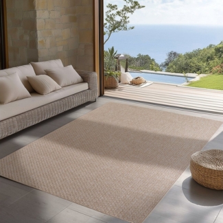Carpettex Outdoorteppich Boho Design, Läufer, Höhe: 5 mm, Outdoor Teppich Wetterfest Modern Design Wohnzimmer Küchen Terrasse