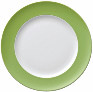 Thomas Sunny Day Frühstücksteller, Kuchenteller, Teller, Porzellan, Apple Green / Grün / Grün, Spülmaschinenfest, 22 cm, 10222