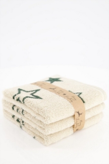 Cawö Handtücher Christmas Edition Sterne 792 Frottier, 100% Baumwolle