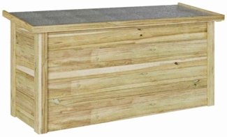 vidaXL Aufbewahrungsbox 44x119x57 cm Imprägniertes Kiefernholz 42013041