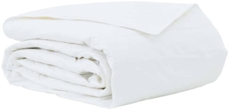 vidaXL Sommerdecke Weiß 260 x 220 cm Feder 42007637