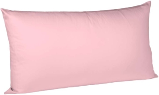 Fleuresse Interlock-Jersey-Kissenbezug uni colours rose 4040, Größe 40x80 cm