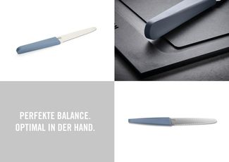 WOLL Brotzeitmesser Cutting Edge (1 Stück), aus deutschem Edelstahl gemäß DIN 1.4116