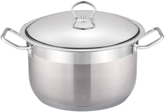 Kochtopf 10 L Edelstahl 30 cm Deckel Suppentopf Gulaschkessel Universaltopf Induktion
