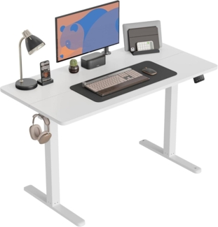 Höhenverstellbarer Schreibtisch Elektrisch 120 x 60 cm Tischplatte