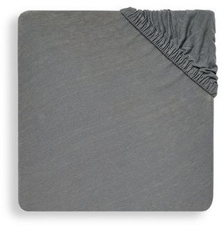 Jollein Jersey Spannbettlaken Storm Grey 40 x 80 /