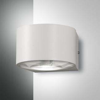 Fabas Luce 3603-22-102 LED Außenwandleuchte Lao 2-flammig IP65 weiß