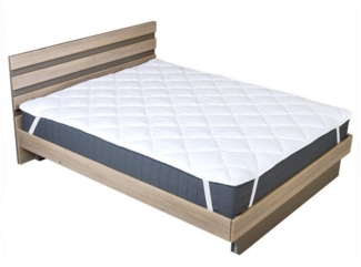 Matratzenschoner Matratzenschutz Topper Matratzenauflage SEI Design, Bettauflage - ergonomisch gesteppt mit 4X Gummi-Befestigung
