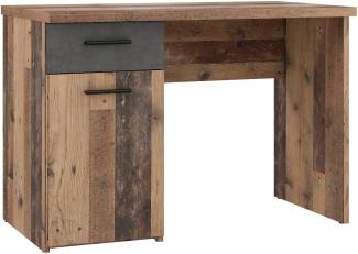 Schreibtisch >Vyronas< in Old Wood Vintage - 110x76,3x60cm (BxHxT)