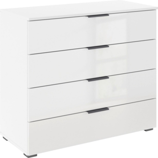 rauch Schubkastenkommode Sideboard Schubladenkommode AGORDO mit Dekor- oder Hochglanzfront (in zwei Griff-Farben), Breite 93 cm mit 4 großen Schubladen für viel Stauraum MADE IN GERMANY