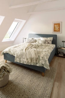 SCHÖNER WOHNEN-Kollektion Wendebettwäsche Fleur, Satin, 2 teilig, aus reiner Baumwolle