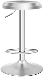 COSTWAY Barhocker, Drehstuhl, höhenverstellbar 60-82,5cm, Stahl, 120kg