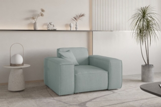 Sessel Designersessel CELES PREMIUM in Stoff Scala Saphirblau