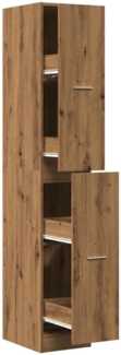 vidaXL Apothekerschrank Artisan-Eiche 30x41x174,5 cm Holzwerkstoff 3309635