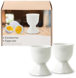 matches21 HOME & HOBBY Eierbecher, (4-tlg), Spülmaschinenfeste Eierhalter für Frühstückstisch