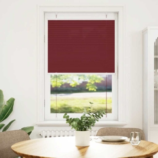 vidaXL Plissee Bordeauxrot 70x100 cm Stoffbreite 69,4 cm Polyester 4015222