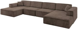 ALTDECOR Wohnlandschaft IREA-U2-v4, Sofa Praktische Bequeme Funktionsecke Couch U-Form Eckcouch, Corner Sofa U-Form Vielseitige Sofa Wohnlandschaft Wohnzimmer