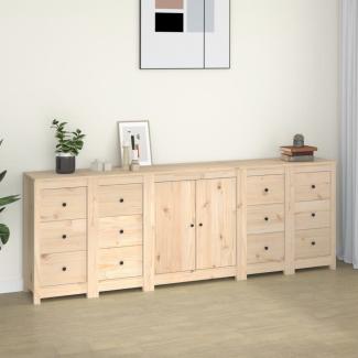 Sideboard 230x35x80 cm Massivholz Kiefer [3114084]