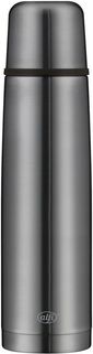 Alfi Isolierflasche Isotherm Perfect automatic, Isoflasche, Thermoflasche, Flasche, Edelstahl, Grey, 1 L, 5737. 234. 100