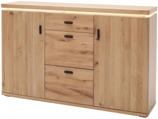 Sideboard Brescia / Barcelona, Holz, Holzwerkstoff, Holzfarben, 150 x 95 x 38 cm