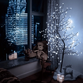 CCLIFE LED Baum Led Lichterbaum Indoor Weihnachtsbaum, Kirschblütenbaum Lichterdeko