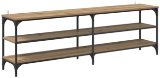 vidaXL TV-Schränk Artisan-Eiche 160 x 30 x 50 cm Verbundholz und Eisen 881289