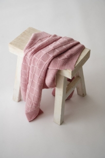 Kaiser 65217315 Wool - Babydecke Strick 100% Merino Wolle, atmungsaktive Babydecke, Neugeborene für den Sommer, Neugeborene, Kinderwagendecke, Babyschalendecke, Fb. Powder