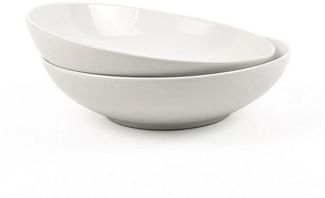 2er-Set Suppenteller aus hochwertigem Steingut - ø 20 cm, robust & pflegeleicht