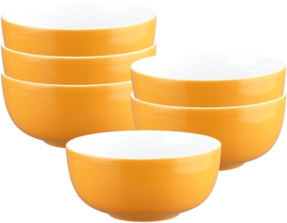Seltmann Weiden Liberty Pure Colors Müslischale ø 15 cm 6er Set - Mango Orange
