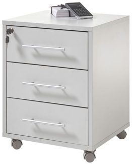 Rollcontainer Pronto , Holzwerkstoff , Grau , 43 x 56 x 42 cm