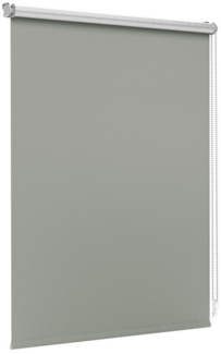 Verdunklungsrollo Standard Thermorollo, Klemmbar, 30 x 100 cm, dunkelgrau, jalousiescout, blickdicht, ohne Bohren, freihängend, Klemmfix, Standard Thermorollo mit Klemmmontage Vollverdunkeln, energiesparend