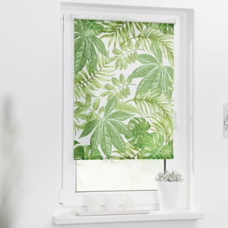 Lichtblick Sonnenschutzsysteme GmbH Motiv Rollo 150 cm x 45 cm (BxL) Blätter. 397 individuelle Motive; einfache Klemmmontage; auch an Wand oder Decke schraubbar