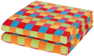 Cawö Lifestyle 2 tlg. Frottier-Set - 2 X Duschtuch (70 X 140cm) - 518 g/m2 - Mehrfarbig