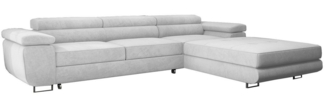 MOEBLO Ecksofa BUZZ TWIN, mit Schlaffunktion, mit Bettkasten Funktionalität Polsterecke, Modulares Sofa Hochwertige Materialien, (BxHxT):275x90x202 cm
