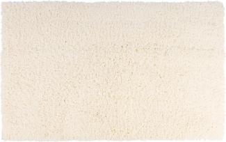 Badematte Sky Soft | Reckteckig | Rutschhemmende Rückseite | Creme / 50x80 cm