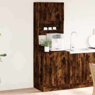 vidaXL Küchenschrank Räuchereiche 60x50x180 cm Holzwerkstoff 3276641