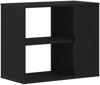 vidaXL Sideboard Schwarz Eichen-Optik 60 x 30 x 50 cm Holzwerkstoff 862606