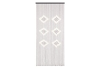 Navaris Türvorhang Bambus Perlenvorhang Türvorhang - 90x200 cm Bambusvorhang Vorhang, (1 St)