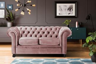 Home affaire Chesterfield-Sofa Chesterfield Home 2-Sitzer, mit edler Knopfheftung und typischen Armlehnen