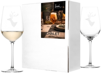 Eisch Chalet Weißweinglas 430 ml 2er Set im Geschenkkarton - DS