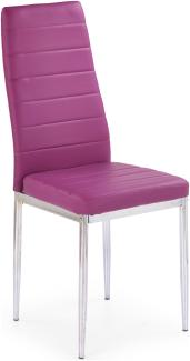 99rooms K70C Polsterstuhl Violett 97x43x49 cm