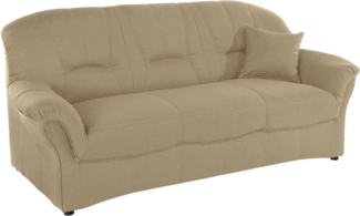 DOMO collection 3-Sitzer Bahia, bequem und komfortabel, zeitloses & elegantes Sofa, inklusive Federkern