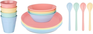 Koziol NORA Set MACARONS Geschirrset 16-teilig - A