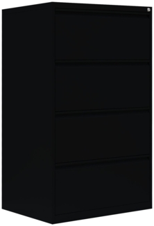 Steelboxx Hängeregisterschrank für DIN A4 Hängemappen 132 x 76 x 62 cm mit 4 Schüben (1-St) Hängeregisterschrank