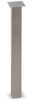 SO-TECH® Tischbein Tischbein eckig 70x70 mm wahlweise mit Steckdose Höhe: 720-892 mm