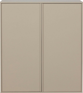 WOOOD Highboard Daily Hochkommode, Kommode mit Push-to-Open Funktion, H 110 cm x B 100 cm