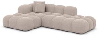 Sofa Dreams Ecksofa Stoff Eckcouch Modern Eck Couch Formentera L Form Lounge Samtstoff, Lounge-Sofa