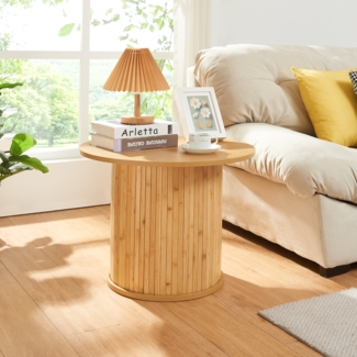Beistelltisch Ledepid 45xØ60 cm Natur [en. casa]