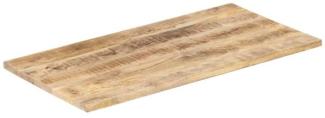 vidaXL Tischplatte Massivholz Mango 25-27 mm 100x60 cm 286024