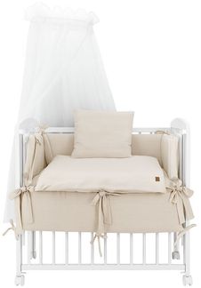3in1 Beistellbett Sweater Soft Beige mit Matratze für Boxspringbett